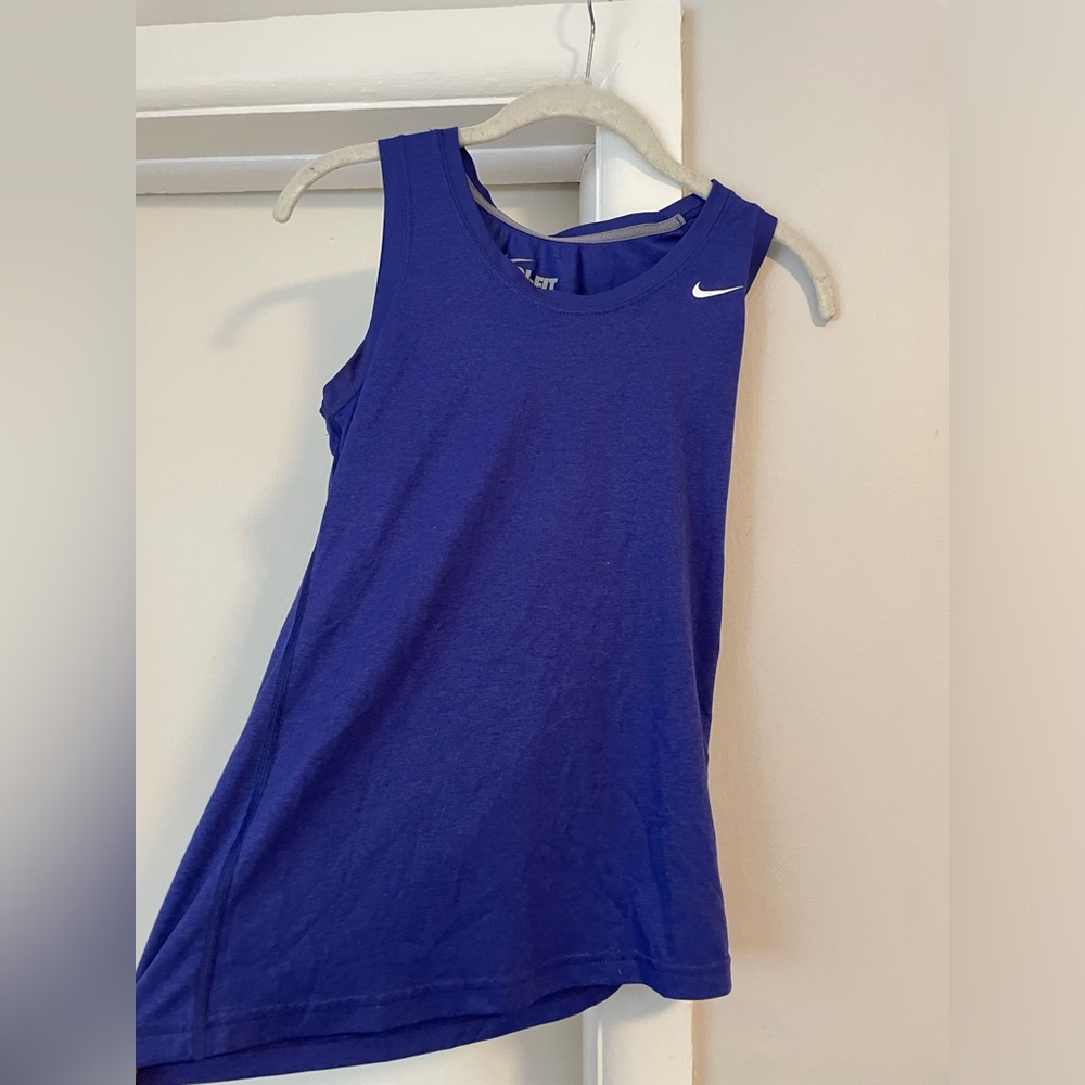 Nike Dri Fit Dark Purple Training Tank